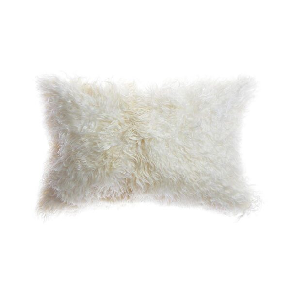 Curly Goat Fur Plush Pillow