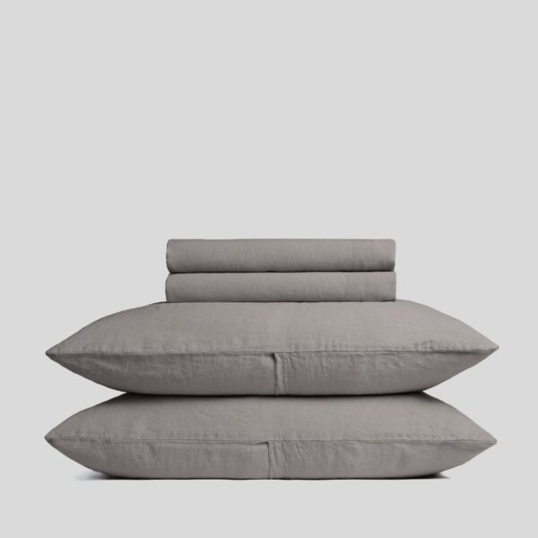 Pebble Linen Sheet Set