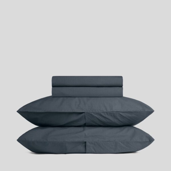 Muted Dusk Percale Sheet Set